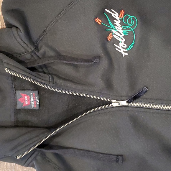 Black Long Sleeve "Holland" Hoodie - Picture 1 of 10